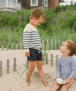 minnow Unisex Sweater Breton Stripe Knit Discount