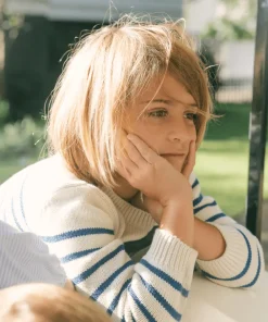 minnow Unisex Sweater Breton Stripe Knit Hot