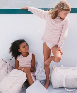 minnow Unisex Terry Sweatshirt | Swim Pink And Cream Online