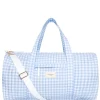 minnow Weekender Bag Oasis Blue Gingham Sale