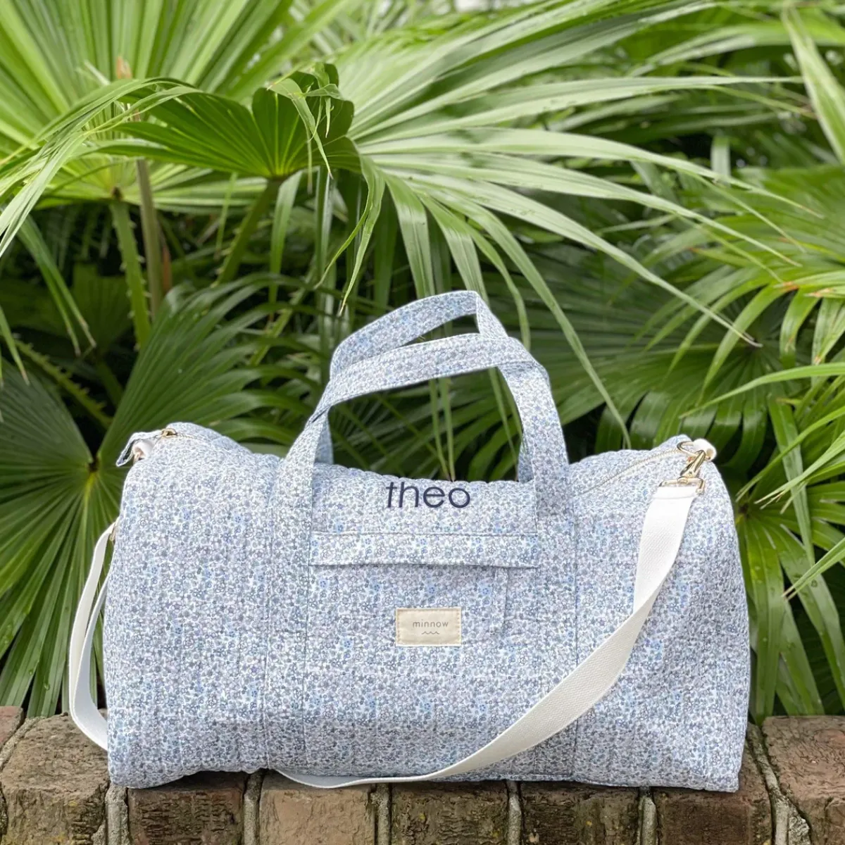 minnow Weekender Duffle Bag | Slate Floral Hot