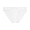 minnow Women's Bikini Bottom White Eyelet Clearance