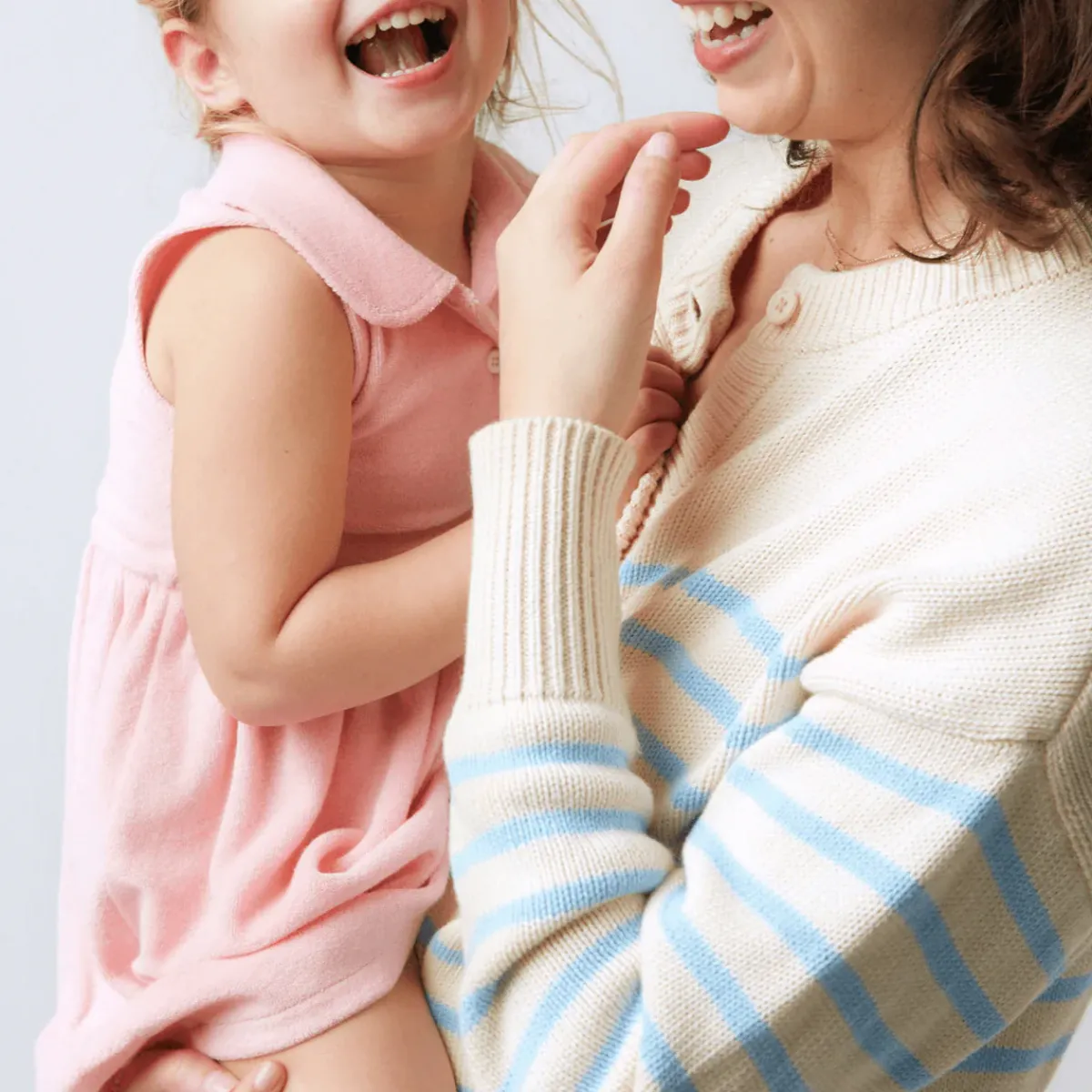 minnow Women's Cardigan Cream And Peri Blue Stripe Outlet