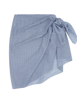 minnow Women's Pareo | Swim Navy Stripe Outlet