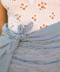 minnow Women's Pareo | Swim Navy Stripe Outlet