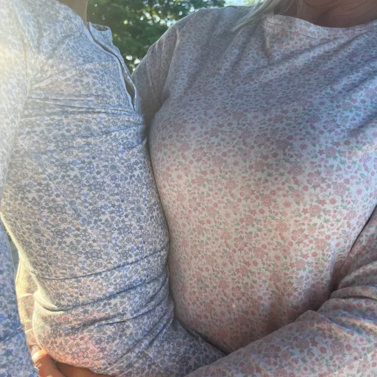 minnow Women's Pima Pajamas Set Antique Floral Discount