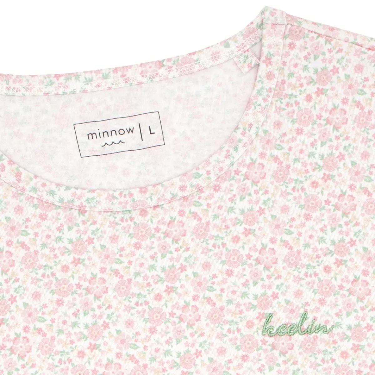 minnow Women's Pima Pajamas Set Antique Floral Discount