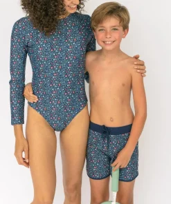 minnow Women's Rashguard One Piece Midnight Vineyard Hot