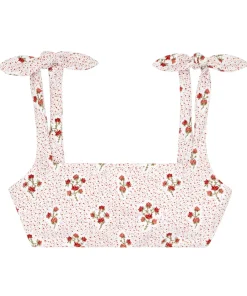 minnow Women's Tie Knot Bikini Top | Swim Raspberry Red Online