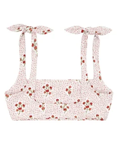 minnow Women's Tie Knot Bikini Top | Swim Raspberry Red Online